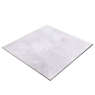 Foto foni - BRESSER Flat Lay Background for Tabletop Photography 40 x 40cm Concrete Light Grey - ātri pasūtīt no ražotāja