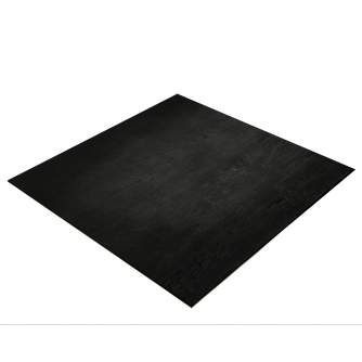 BRESSER Flat Lay Background for Tabletop Photography 60 x 60cm Black Wood