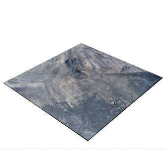 Фоны - BRESSER Flat Lay Background for Tabletop Photography 60 x 60cm Abstract Grey/Blue - быстрый заказ от производителя