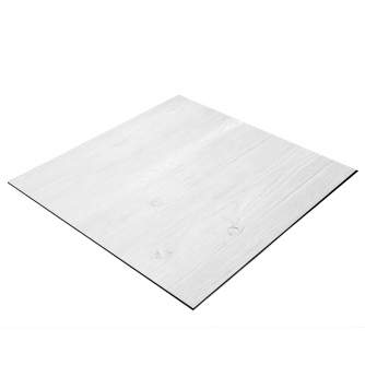 Backgrounds - BRESSER Flat Lay Background for Tabletop Photography 60 x 60cm White Wood Planks - quick order from manufacturer