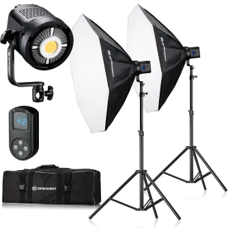 Monolight Style - BRESSER BR-80SL COB LED 80W Dual Kit - quick order from manufacturer