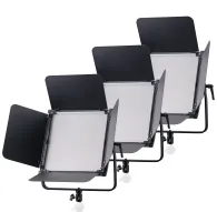 LED панели - Bresser BR-S100B PRO Triple Kit - быстрый заказ от производителяLED панели - Bresser BR-S100B PRO Triple Kit - быстрый заказ от производителя