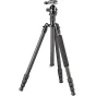 Foto statīvi - BRESSER BR-2504X8C-B1 Carbon Camera Tripod also usable as Monopod or Ground Level Tripod - ātri pasūtīt no ražotāja
