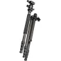Foto statīvi - BRESSER BR-2504X8C-B1 Carbon Camera Tripod also usable as Monopod or Ground Level Tripod - ātri pasūtīt no ražotāja