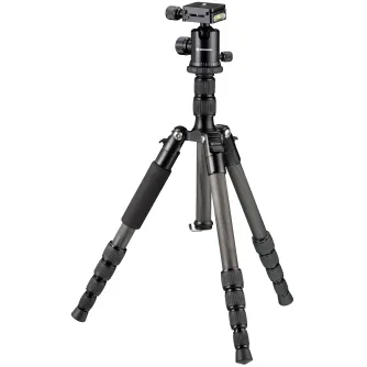 Photo Tripods - BRESSER BR-2205-N1 Carbon Photo Tripod up to 8 kg also usable as Ground Level Tripod - quick order from manufacturer