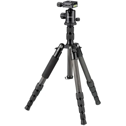 BRESSER BR-2205-N1 Carbon Photo Tripod up to 8 kg also usable as Ground Level Tripod