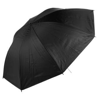 Umbrellas - BRESSER BR-BS110 Reflective Umbrella black/silver 110cm - quick order from manufacturer