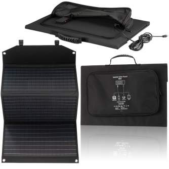 Портативные солнечные панели - BRESSER Mobile Solar Charger 90 Watt with USB and DC output - быстрый заказ от производителя