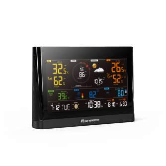 Weather Stations - BRESSER WLAN Comfort Weather Station with 7-in-1 professional sensor and modern colour display - quick order from manufacturer