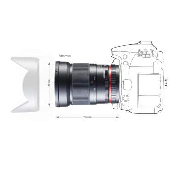 Объективы - walimex pro 35/1,4 DSLR Canon EF black - быстрый заказ от производителя