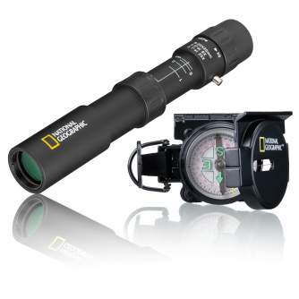 Hand Lights - Bresser NATIONAL GEOGRAPHIC Set 825x25 zoom monocular + compass - quick order from manufacturer