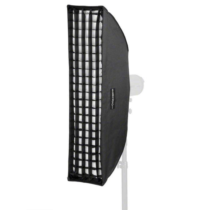 Softboxes - walimex pro Striplight PLUS 25x90 Aurora/Bowens - quick order from manufacturer