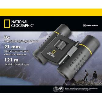 Binokļi - Bresser NATIONAL GEOGRAPHIC 8x21 Pocket Binoculars - ātri pasūtīt no ražotāja