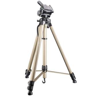 Walimex WT-3530 Basic-Tripod 3D-Panhead 146cm bronze