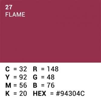 Backgrounds - Superior Background Rol Flame (nr 27) 1.35m x 11m - quick order from manufacturer