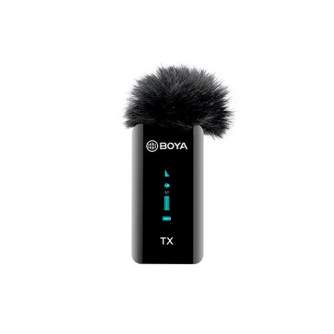 Bezvadu piespraužamie mikrofoni - BY-XM6-K4 - 2.4GHz Dual-channel Wireless Microphone iOS/Lightning devices 1+2 w/ charging box - ātri pasūtīt no ražotāja