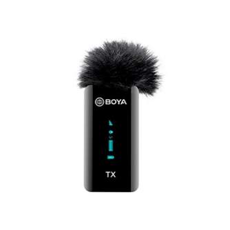 Bezvadu piespraužamie mikrofoni - BY-XM6-K3 - 2.4GHz Dual-channel Wireless Microphone iOS/Lightning devices 1+1 w/charging box - ātri pasūtīt no ražotāja