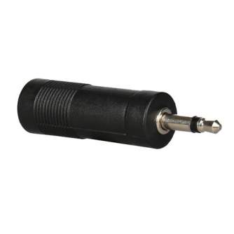 Аксессуары для освещения - Falcon Eyes Jackplug Adapter SCA-63 3.5 to 6,3 mm - купить сегодня в магазине и с доставкой