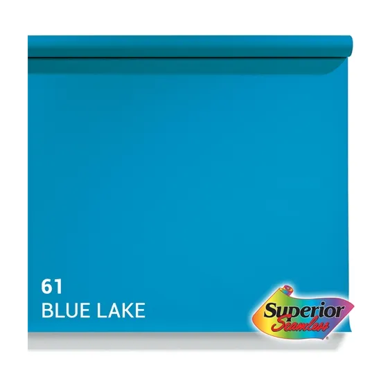 Superior Background Paper 61 Blue Lake 2.72 x 11m