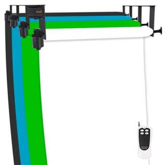 New products - StudioKing Background System Electric B-4WE for 4 rolls - quick order from manufacturer
