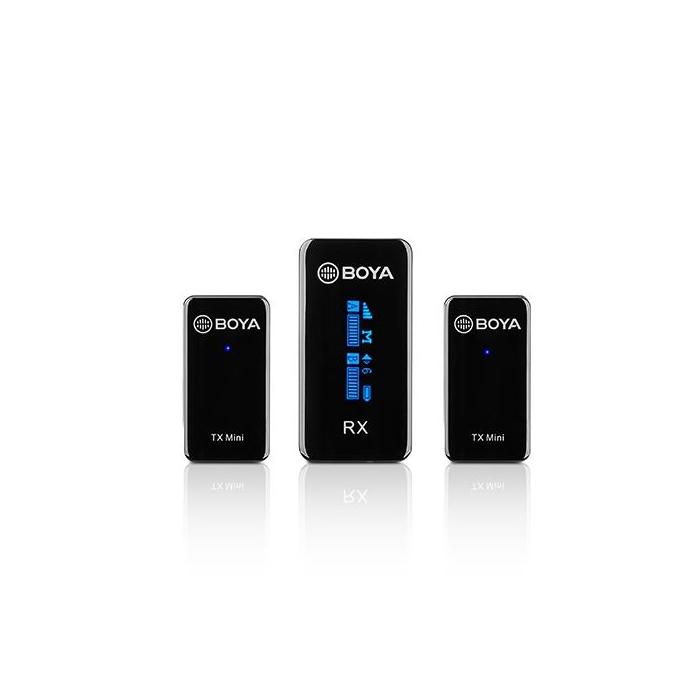 Wireless Lavalier Microphones - Boya Ultra Compact Dual-Channel Wireless Microphone BY-XM6-S2 Mini - quick order from manufacturer