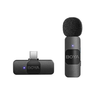 Discontinued - Boya Ultra Compact Wireless Microphone BY-V10 for Android & iPhone 15 & iPhone 