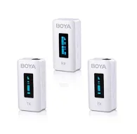 Wireless Lavalier Microphones - Boya Wireless Microphone System Kit BY-XM6-K2W - quick order from manufacturerWireless Lavalier Microphones - Boya Wireless Microphone System Kit BY-XM6-K2W - quick order from manufacturer
