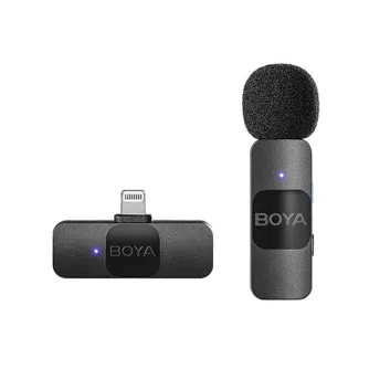 Wireless Lavalier Microphones - Boya Ultra Compact Wireless Microphone BY-V1 Lightning V2.0 - quick order from manufacturer Best choise selected by experts