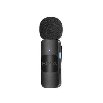 Sortimenta jaunumi - Boya Ultra Compact Wireless Microphone BY-V1 for iOS - ātri pasūtīt no ražotāja
