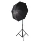 Umbrellas - Falcon Eyes Umbrella Set White/Black 152 cm incl. tripod and bracket - quick order from manufacturer