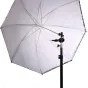 Umbrellas - Falcon Eyes Umbrella Set White/Black 152 cm incl. tripod and bracket - quick order from manufacturer