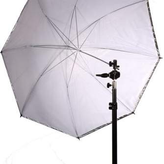 New products - Falcon Eyes Umbrella Set White/Black 152 cm incl. tripod and bracket - quick order from manufacturer