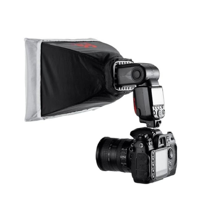 Piederumi kameru zibspuldzēm - Falcon Eyes Softbox White FGA-SB2030W 20x30 cm for Speedlite Flash Gun - ātri pasūtīt no ražotāja