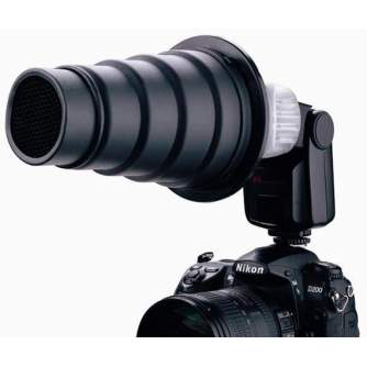 Piederumi kameru zibspuldzēm - Falcon Eyes Conical Snoot FGA-CS for Speedlite Flash Gun - ātri pasūtīt no ražotāja