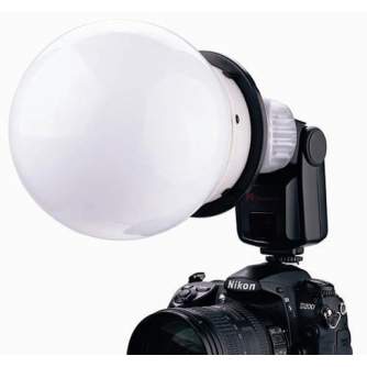 New products - Falcon Eyes Diffusor Ball FGA-DB150 15 cm for Speedlite Flash Gun - quick order from manufacturer