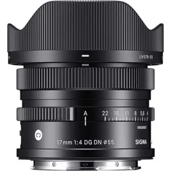 Objektīvi bezspoguļa kamerām - Sigma 17mm F4 DG DN [Contemporary] for L-Mount - ātri pasūtīt no ražotāja