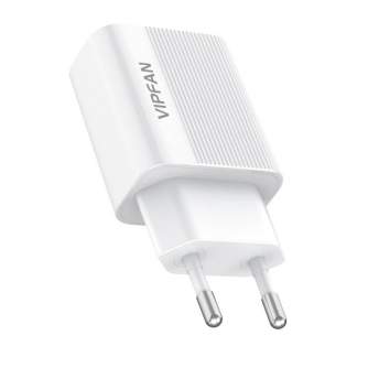 Baterijas, akumulatori un lādētāji - Vipfan E01 Charger kit 2.4A + Cable micro USB white2 - ātri pasūtīt no ražotāja