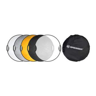 Foldable Reflectors - BRESSER TR-22 5in1 Collapsible Reflector with Handles 110cm - quick order from manufacturer