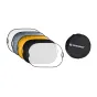 Foldable Reflectors - BRESSER TR-25 5in1 Collapsible Reflector with Handles 70x110cm - quick order from manufacturer