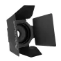 Barndoors Snoots & Grids - Aputure F10 Barndoors metal 10-inch Bowens-Mount include black reflector dish - quick order from manufacturer