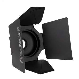 Accessories for studio lights - Aputure F10 Barndoors metal 10-inch Bowens-Mount include black reflector dish - quick order from manufacturer