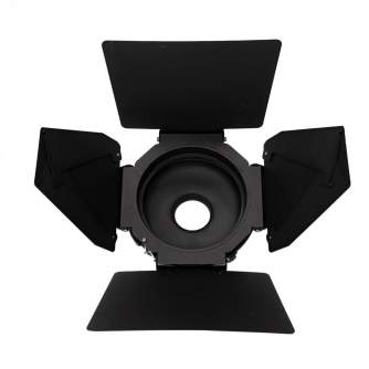Accessories for studio lights - Aputure F10 Barndoors metal 10-inch Bowens-Mount include black reflector dish - quick order from manufacturer