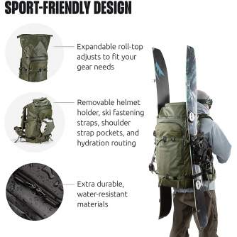 Backpacks - Shimoda Designs Action X70 Backpack (Melna) kit - buy today in store and with delivery