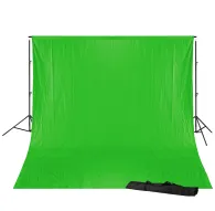 Комплект фона с держателями - BRESSER BR-D23 Background System + Background Cloth 3 x 6m Chromakey Green - быстрый заказ от проиКомплект фона с держателями - BRESSER BR-D23 Background System + Background Cloth 3 x 6m Chromakey Green - быстрый заказ от прои