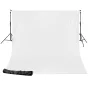Background Set with Holder - BRESSER BR-D24 Background System + Background Cloth 2,5 x 3m White - quick order from manufacturer
