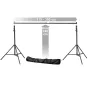 Background Set with Holder - BRESSER BR-D24 Background System + Background Cloth 2,5 x 3m White - quick order from manufacturer