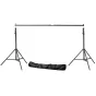 Background Set with Holder - BRESSER BR-D24 Background System + Background Cloth 2,5 x 3m White - quick order from manufacturer