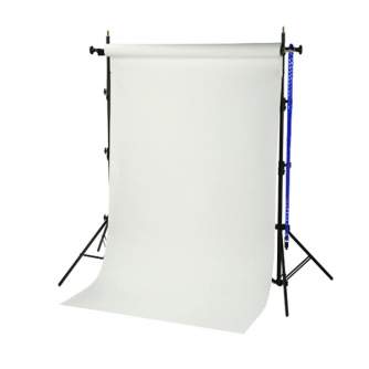 Background Set with Holder - BRESSER BR-TP240 Background System + paper roll white 1,35x11m - quick order from manufacturer