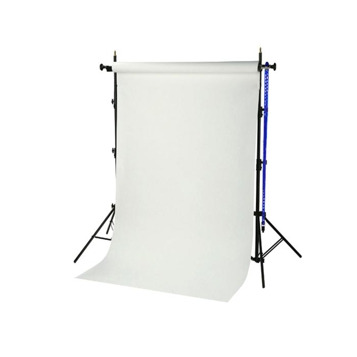 Background Set with Holder - BRESSER BR-TP240 Background System + paper roll white 1,35x11m - quick order from manufacturer