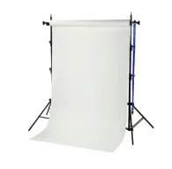 Background Set with Holder - BRESSER BR-TP240 Background System + paper roll white 1,35x11m - quick order from manufacturerBackground Set with Holder - BRESSER BR-TP240 Background System + paper roll white 1,35x11m - quick order from manufacturer
